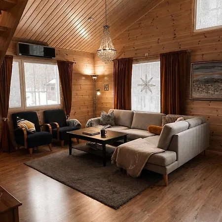 Riekonpesae Incl Service Room, Sauna, Wifi,fireplace, Firewood, Chalet Äkäslompolo